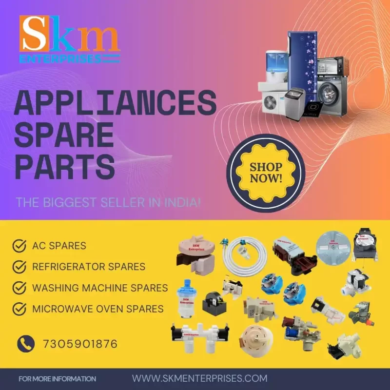 Appliances Spare Parts Shop in Nandanam, Chennai Tamil Nadu – SKM Enterprises