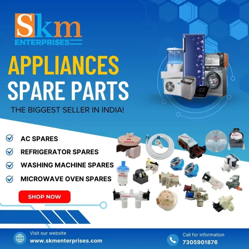 Appliances Spare Parts Shop in Narmada Gujarat – SKM Enterprises