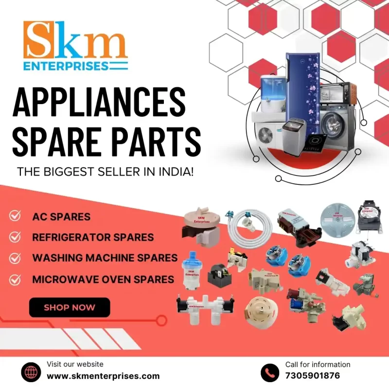 Appliances Spare Parts Shop in Navsari Gujarat – SKM Enterprises