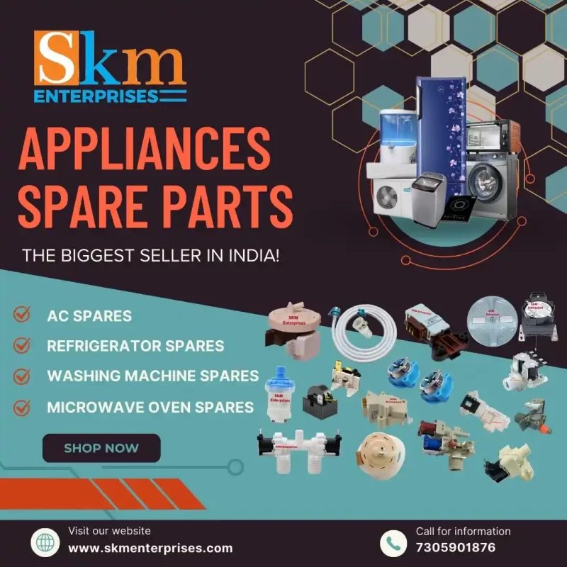 Appliances Spare Parts Shop in Navsari Gujarat – SKM Enterprises