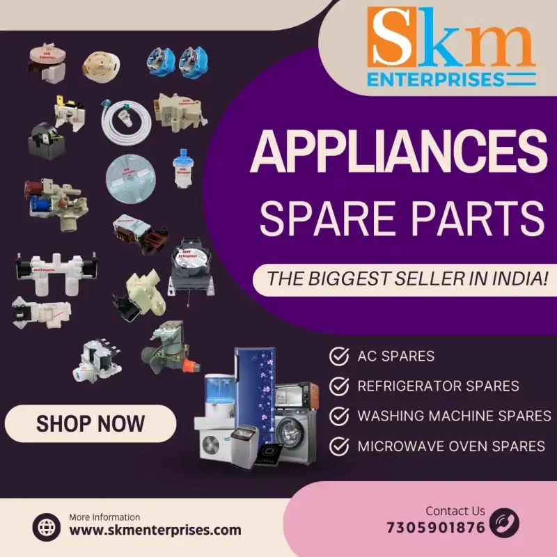 Appliances Spare Parts Shop in Nerkundram, Chennai Tamil Nadu – SKM Enterprises (2)