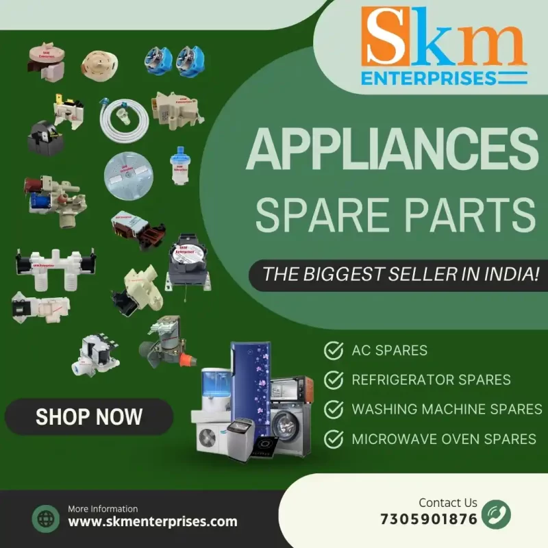 Appliances Spare Parts Shop in Nerkundram, Chennai Tamil Nadu – SKM Enterprises
