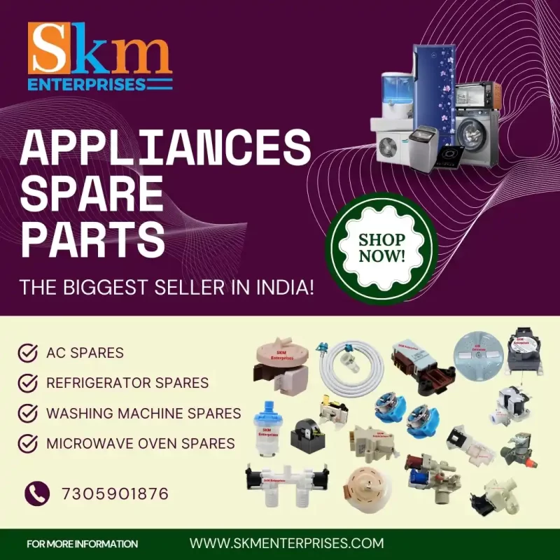 Appliances Spare Parts Shop in Nesapakkam, Chennai Tamil Nadu – SKM Enterprises