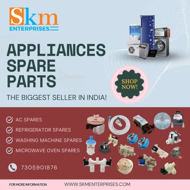 Appliances Spare Parts Shop in Nesapakkam, Chennai Tamil Nadu – SKM Enterprises