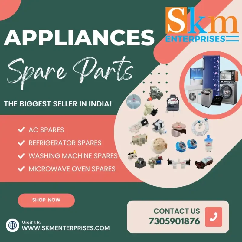 Appliances Spare Parts Shop in Nilgiris Tamil Nadu – SKM Enterprises