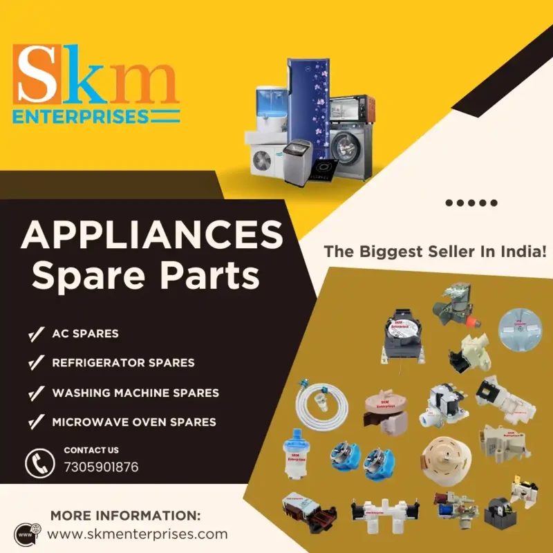 Appliances Spare Parts Shop in Nizamabad Telangana – SKM Enterprises