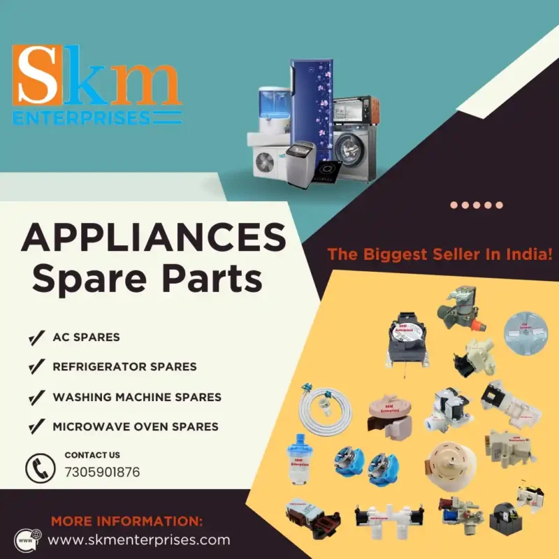 Appliances Spare Parts Shop in Nizamabad Telangana – SKM Enterprises