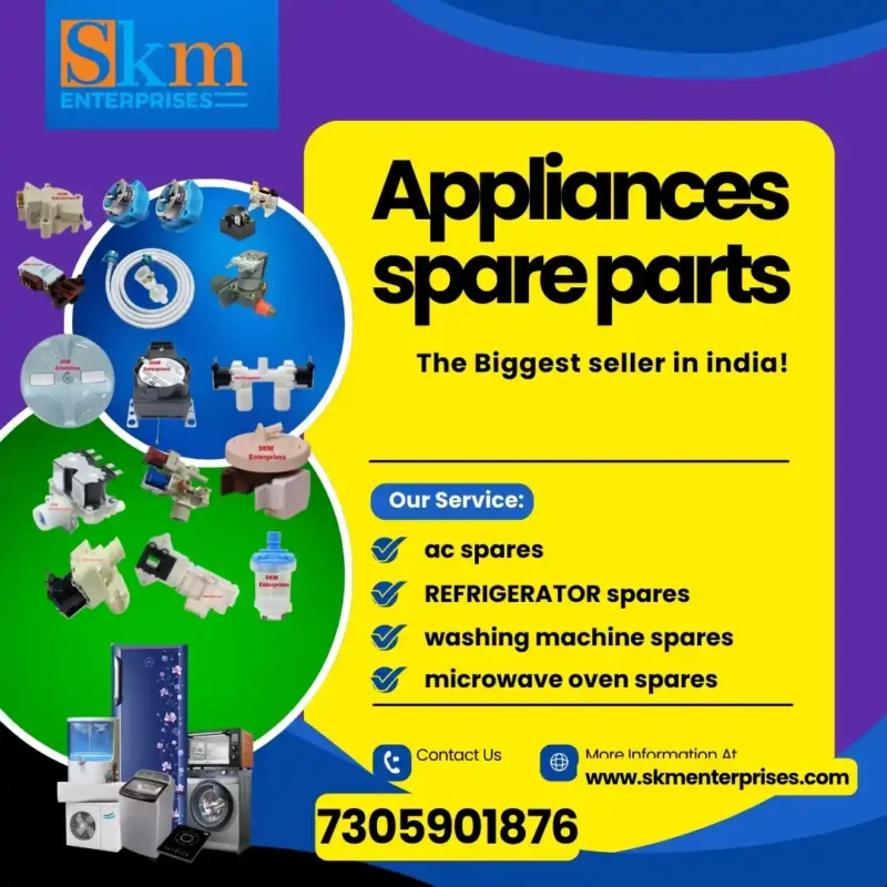 Appliances Spare Parts Shop in Noklak Nagaland – SKM Enterprises