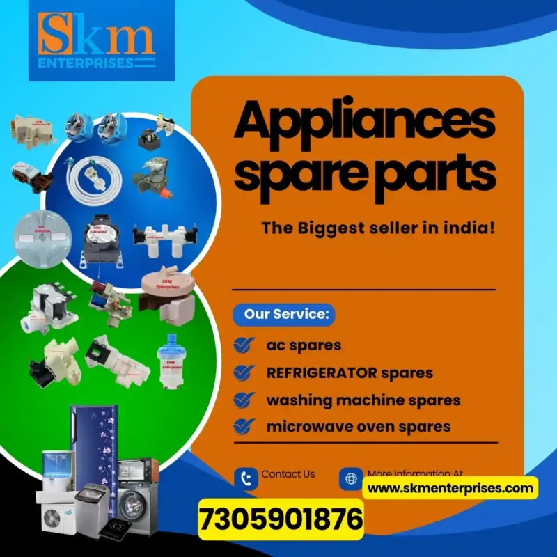 Appliances Spare Parts Shop in Noklak Nagaland – SKM Enterprises