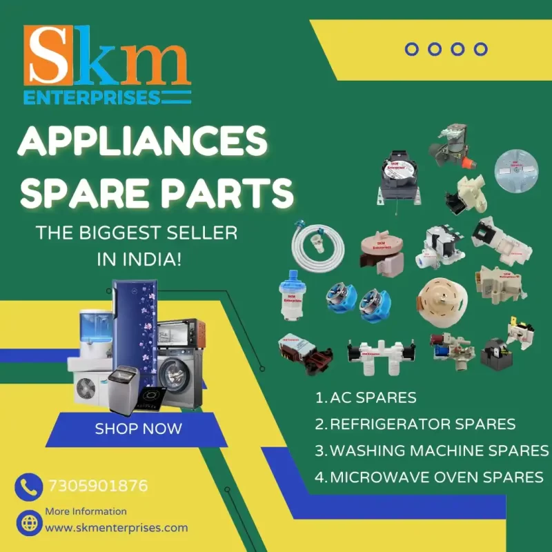 Appliances Spare Parts Shop in Oragadam, Chennai Tamil Nadu – SKM Enterprises