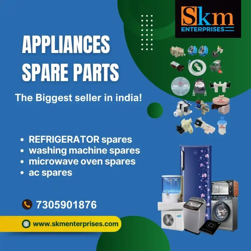 Appliances Spare Parts Shop in Palakkad Kerala – SKM Enterprises