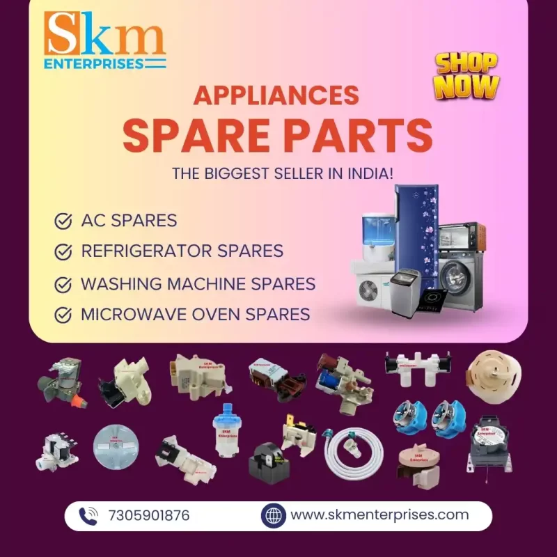 Appliances Spare Parts Shop in Palwal Haryana – SKM Enterprises
