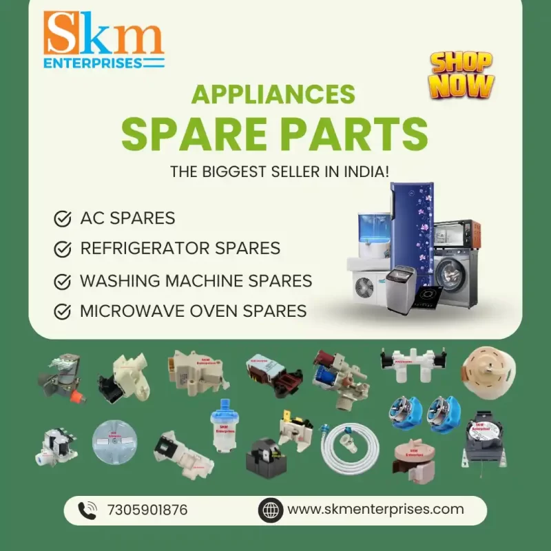 Appliances Spare Parts Shop in Palwal Haryana – SKM Enterprises