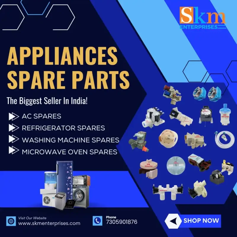 Appliances Spare Parts Shop in Paschim Bardhaman West Bengal – SKM Enterprises