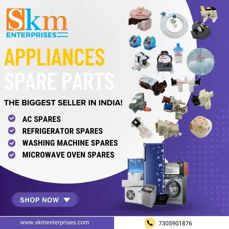 Appliances Spare Parts Shop in Patan Gujarat – SKM Enterprises