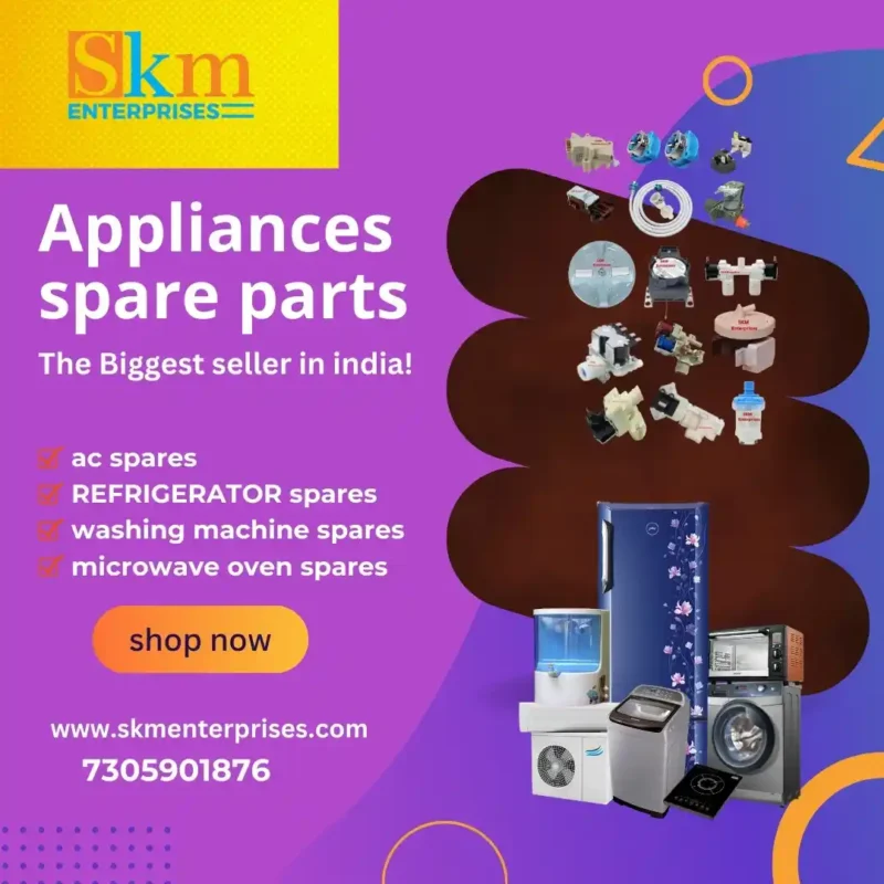 Appliances Spare Parts Shop in Pathanamthitta Kerala – SKM Enterprises