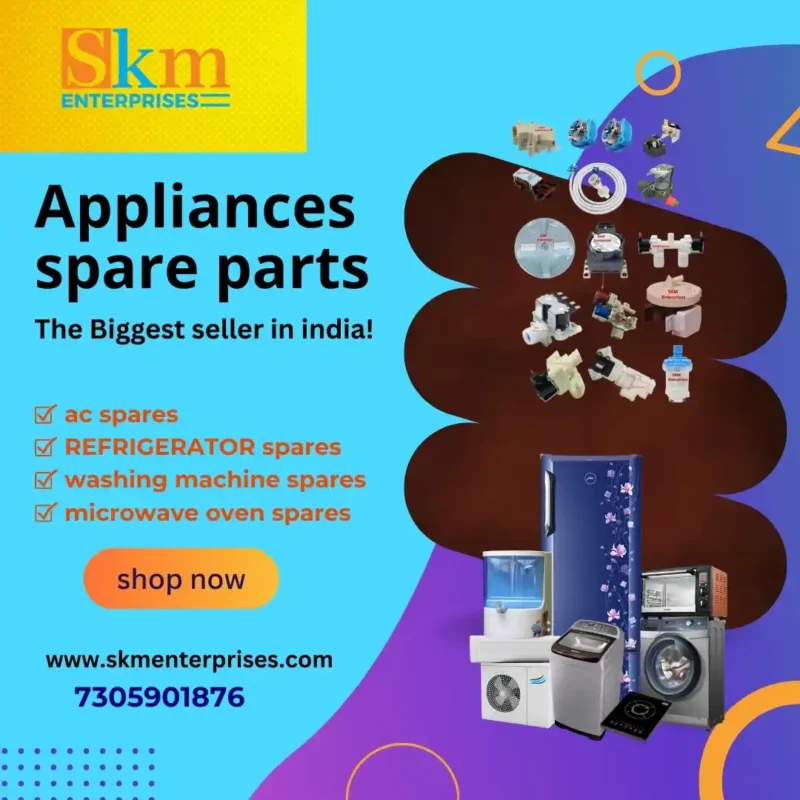 Appliances Spare Parts Shop in Pathanamthitta Kerala – SKM Enterprises