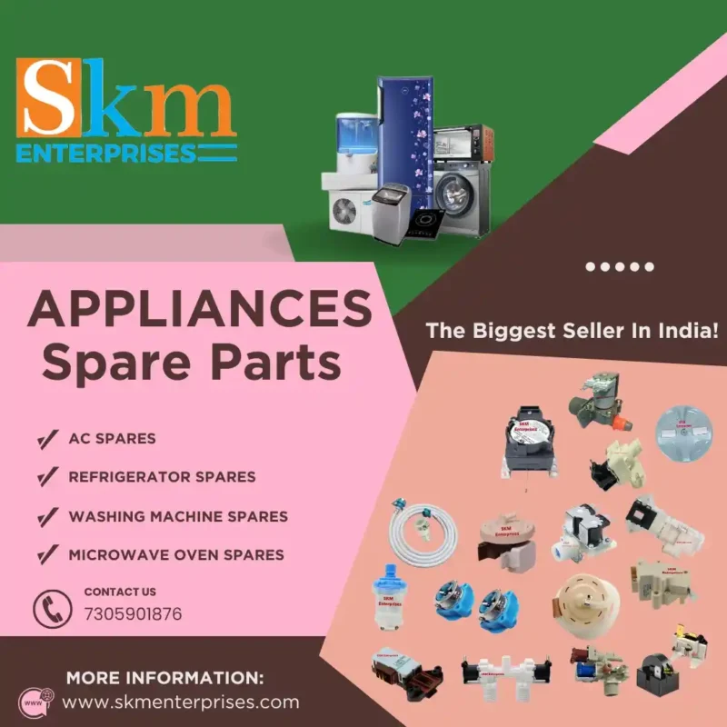 Appliances Spare Parts Shop in Peddapalli Telangana – SKM Enterprises