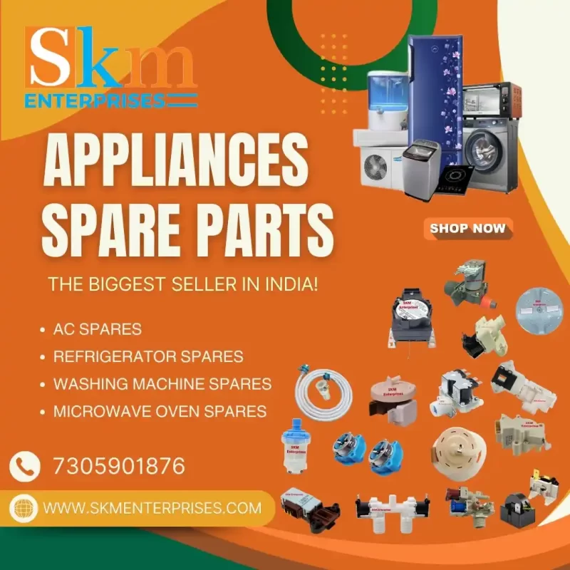 Appliances Spare Parts Shop in Perumalpet, Chennai Tamil Nadu – SKM Enterprises