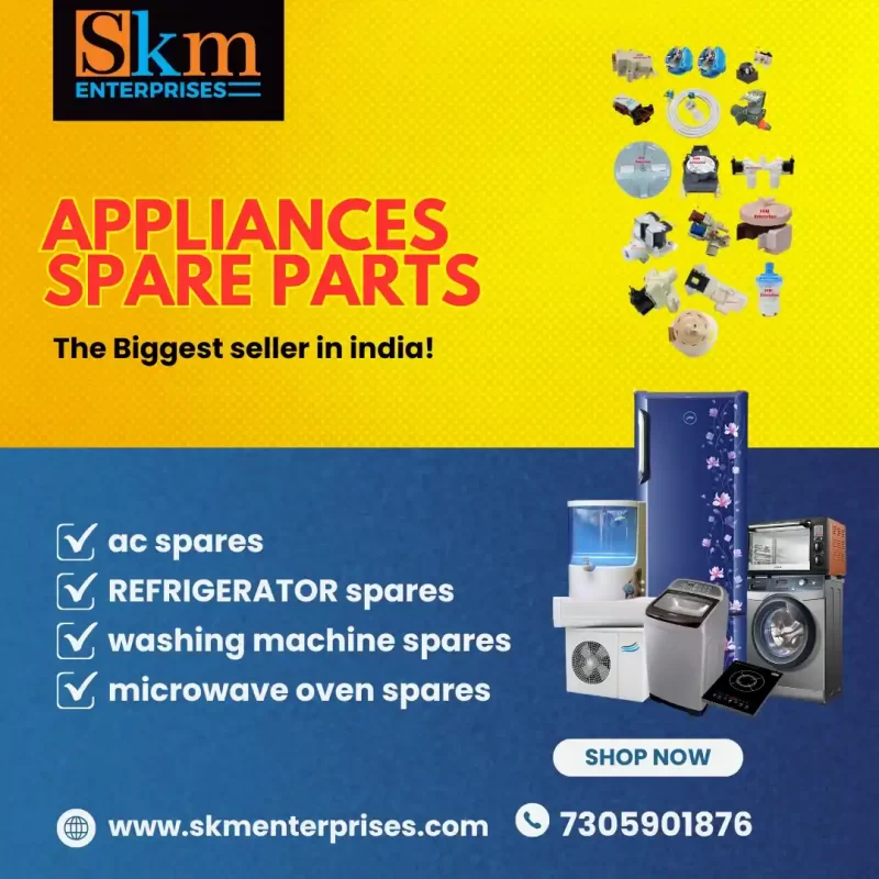 Appliances Spare Parts Shop in Perungudi, Chennai Tamil Nadu – SKM Enterprises