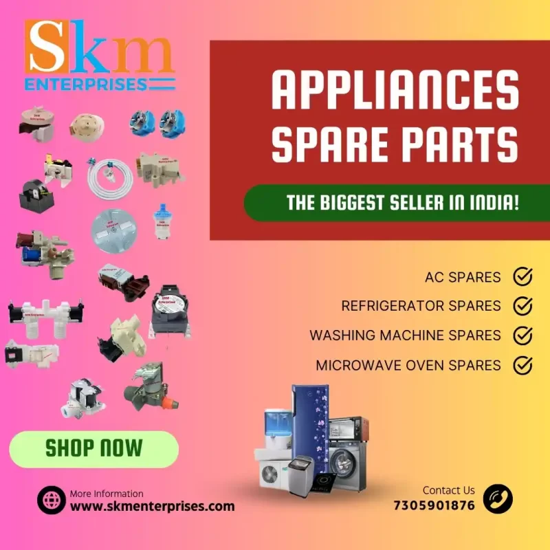 Appliances Spare Parts Shop in Porur, Chennai Tamil Nadu – SKM Enterprises