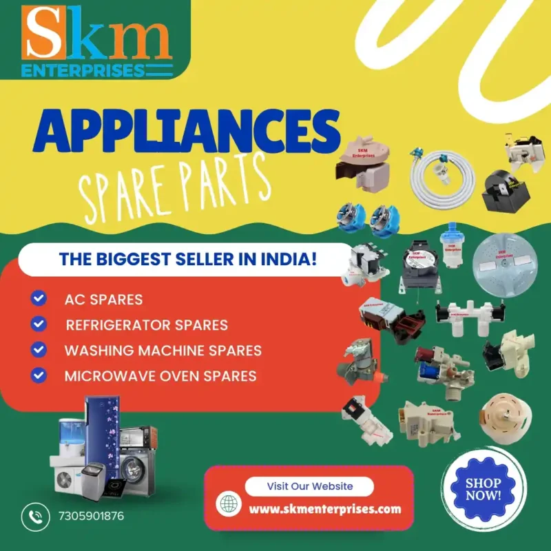 Appliances Spare Parts Shop in Pune Maharashtra – SKM Enterprises
