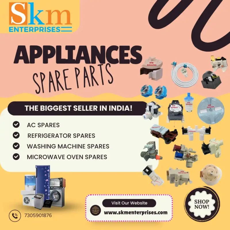 Appliances Spare Parts Shop in Pune Maharashtra – SKM Enterprises