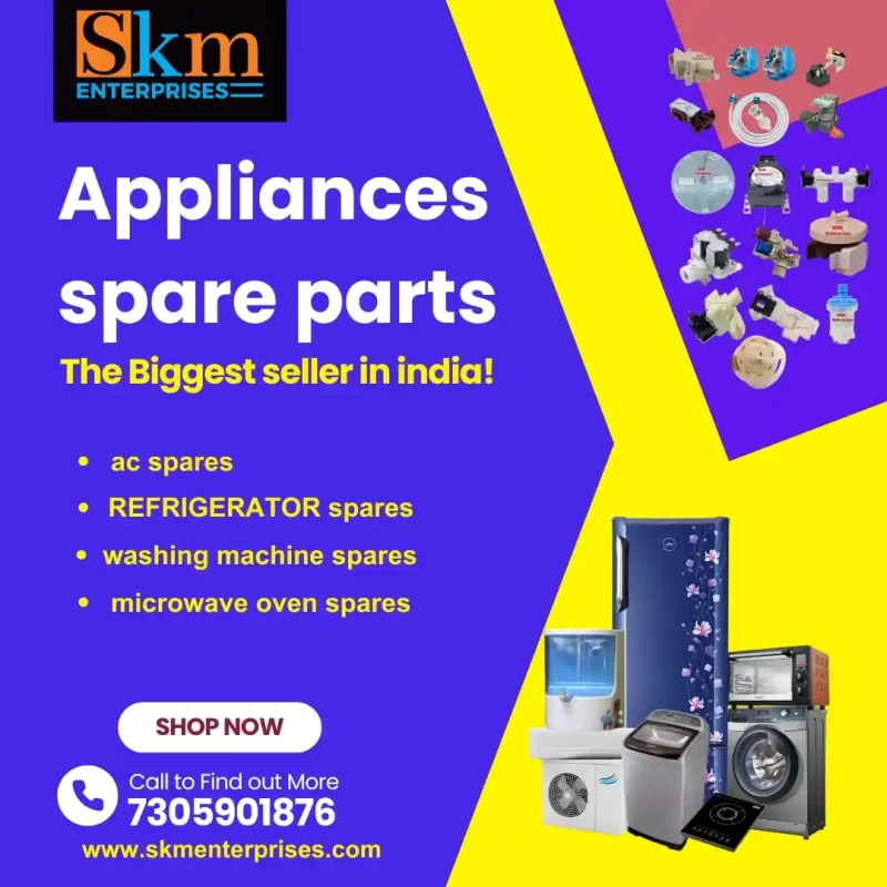 Appliances Spare Parts Shop in Raman Nagar, Chennai Tamil Nadu – SKM Enterprises