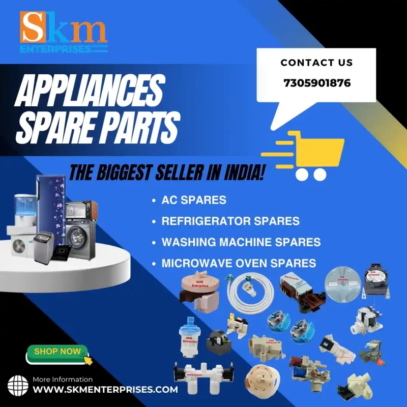 Appliances Spare Parts Shop in Ramapuram, Chennai Tamil Nadu – SKM Enterprises