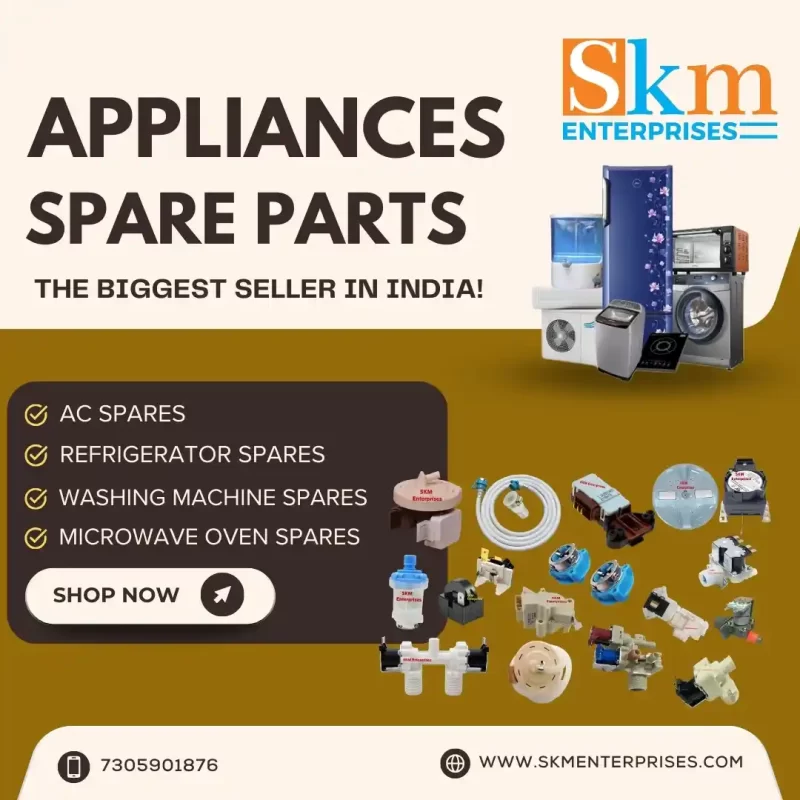 Appliances Spare Parts Shop in Surendranagar Gujarat – SKM Enterprises