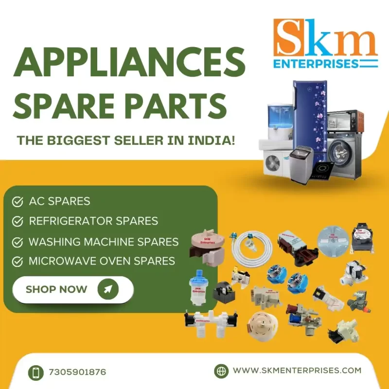 Appliances Spare Parts Shop in Tapi Gujarat – SKM Enterprises