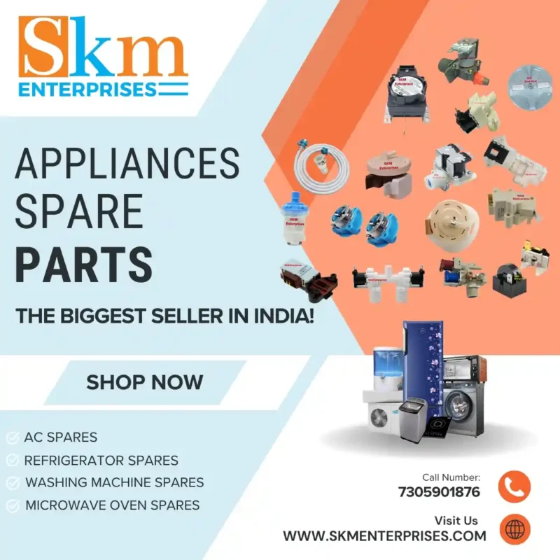 Appliances Spare Parts Shop in Thiruvallur Tamil Nadu – SKM Enterprises
