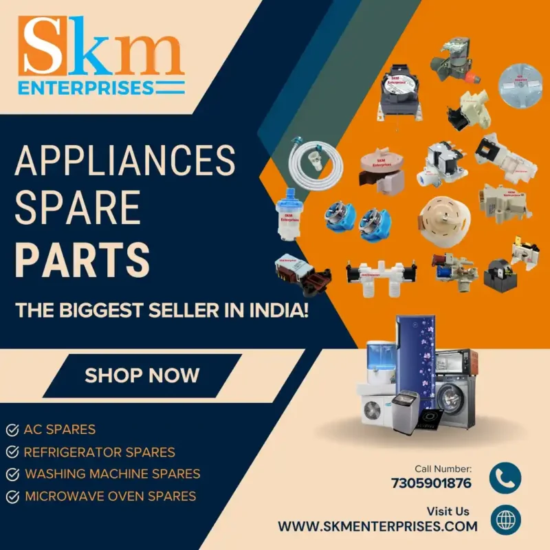 Appliances Spare Parts Shop in Thiruvallur Tamil Nadu – SKM Enterprises