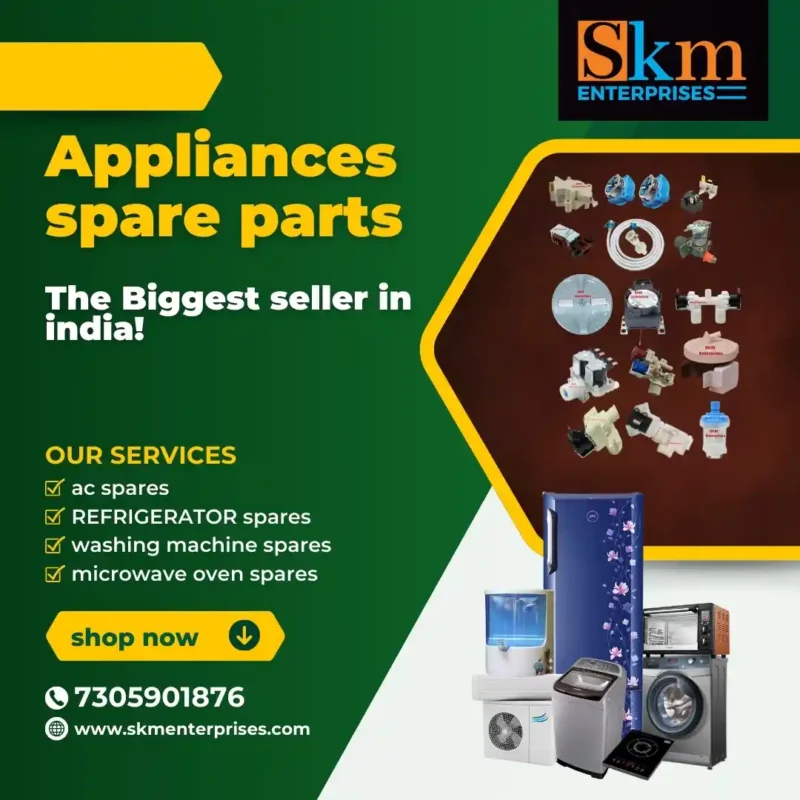 Appliances Spare Parts Shop in Thiruvananthapuram Kerala – SKM Enterprises