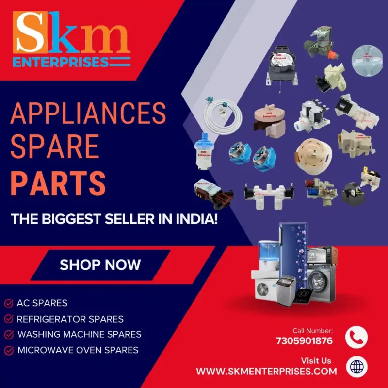 Appliances Spare Parts Shop in Thiruvarur Tamil Nadu – SKM Enterprises