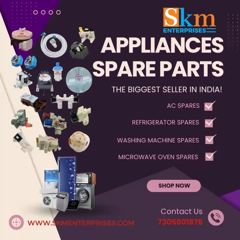 Appliances Spare Parts Shop in Thousand Lights, Chennai Tamil Nadu – SKM Enterprises