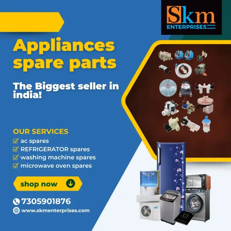 Appliances Spare Parts Shop in Thrissur Kerala – SKM Enterprises