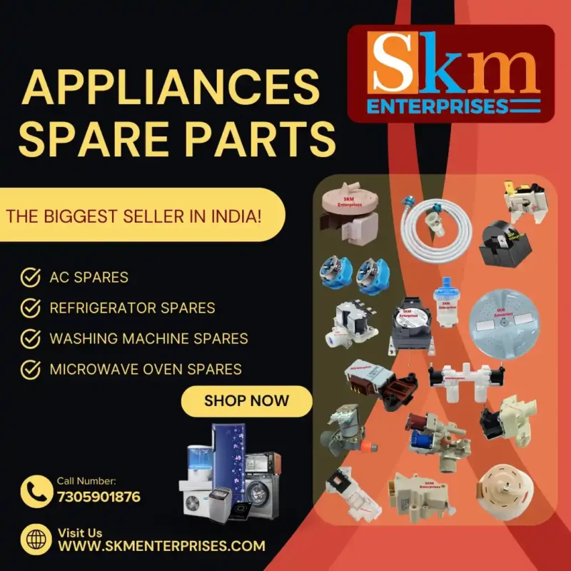 Appliances Spare Parts Shop in Tirupathur Tamil Nadu – SKM Enterprises