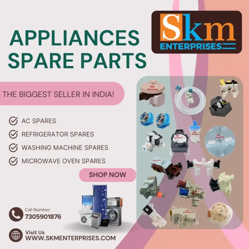 Appliances Spare Parts Shop in Tiruppur Tamil Nadu – SKM Enterprises