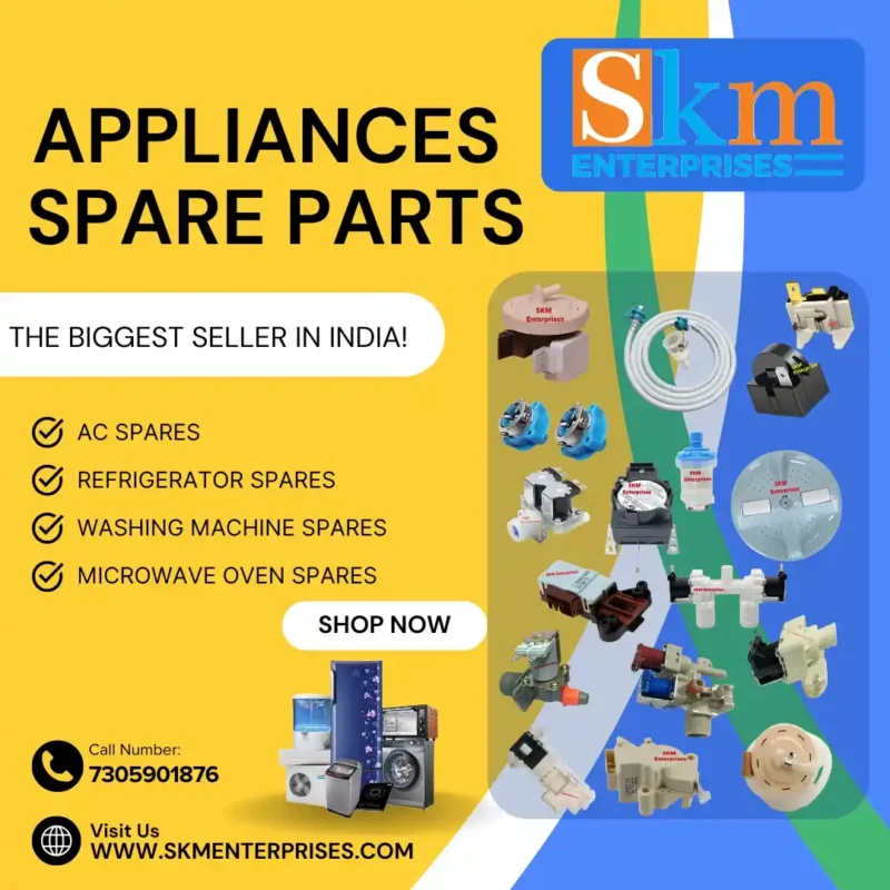 Appliances Spare Parts Shop in Tiruppur Tamil Nadu – SKM Enterprises
