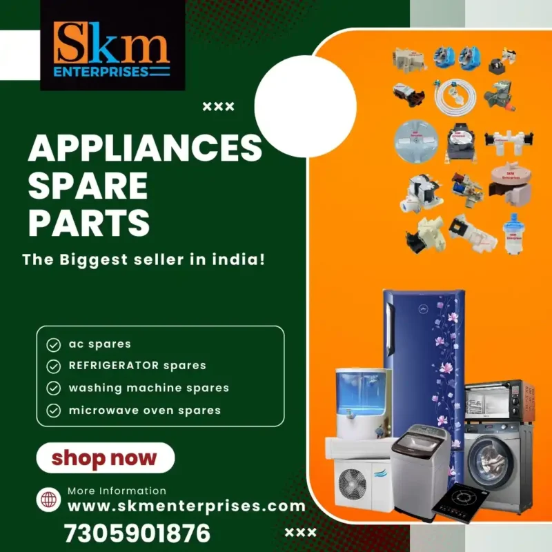 Appliances Spare Parts Shop in Tumakuru Karnataka – SKM Enterprises
