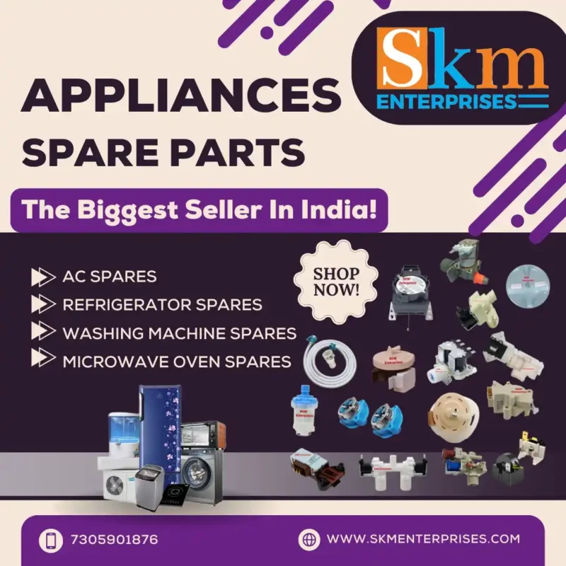 Appliances Spare Parts Shop in Udaipur Rajasthan – SKM Enterprises
