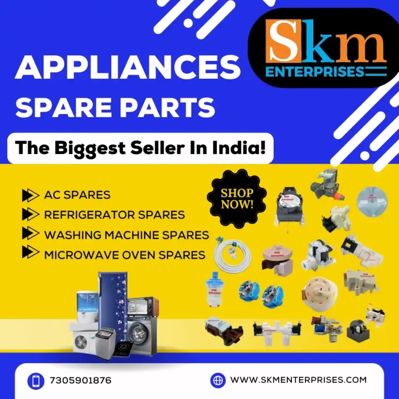 Appliances Spare Parts Shop in Udaipur Rajasthan – SKM Enterprises