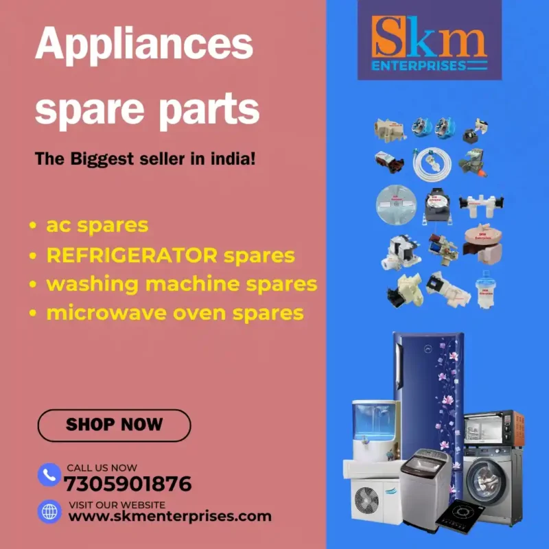 Appliances Spare Parts Shop in Ujjain Madhya Pradesh – SKM Enterprises