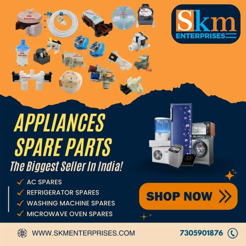 Appliances Spare Parts Shop in Unakoti Tripura – SKM Enterprises