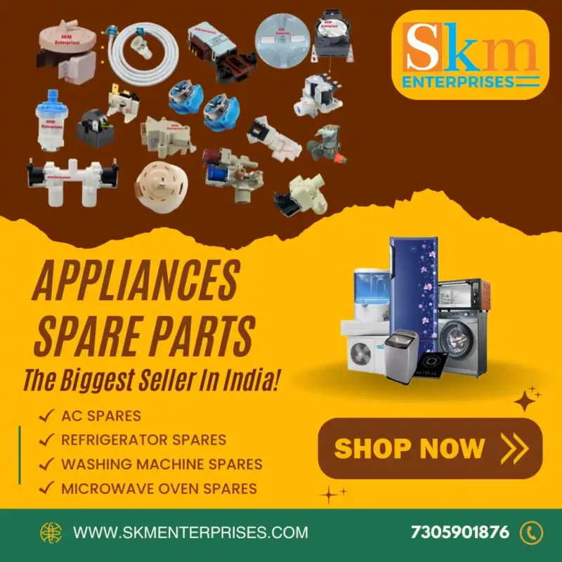 Appliances Spare Parts Shop in Unakoti Tripura – SKM Enterprises