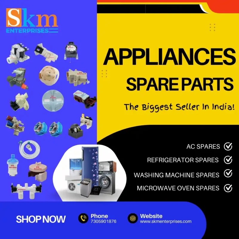 Appliances Spare Parts Shop in Uttar Dinajpur West Bengal – SKM Enterprises