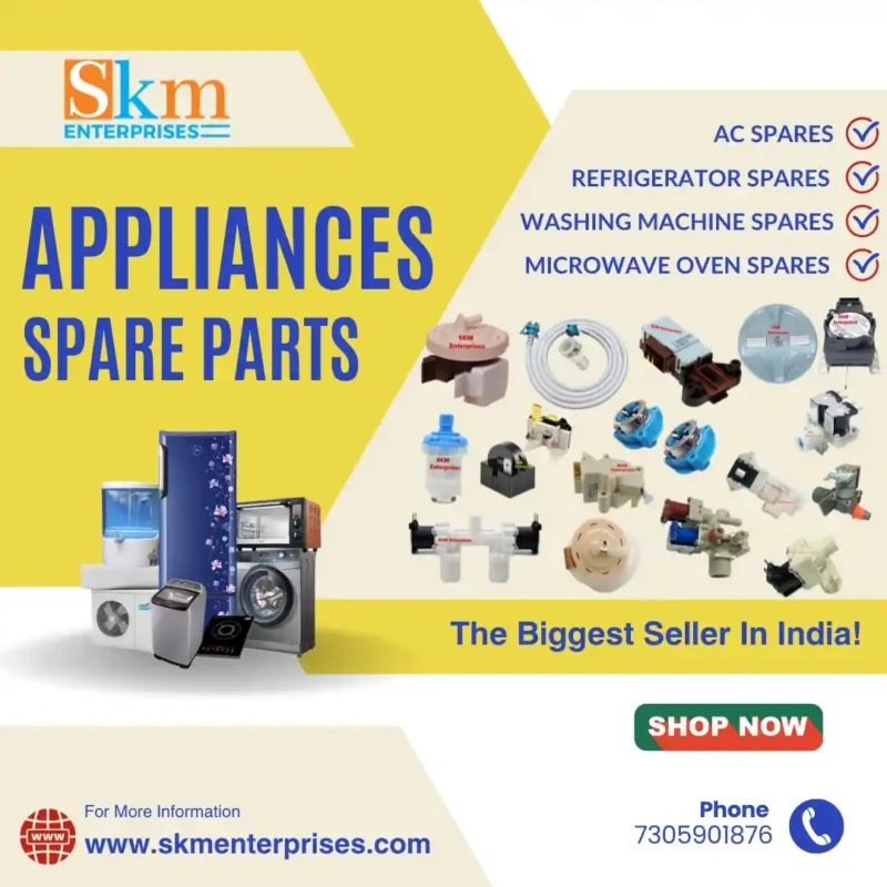 Appliances Spare Parts Shop in Uttarkashi Uttarakhand – SKM Enterprises