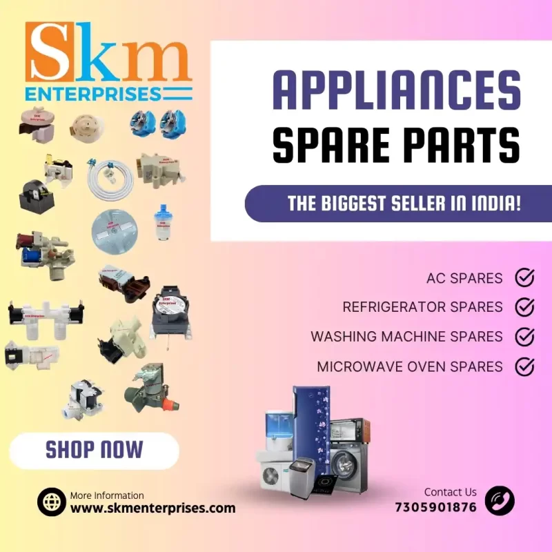 Appliances Spare Parts Shop in Valasaravakkam, Chennai Tamil Nadu – SKM Enterprises