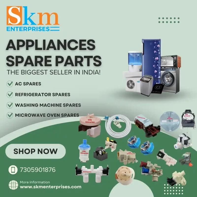 Appliances Spare Parts Shop in Valsad Gujarat – SKM Enterprises